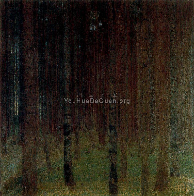 Pine Forest II - 古斯塔夫·克林姆特